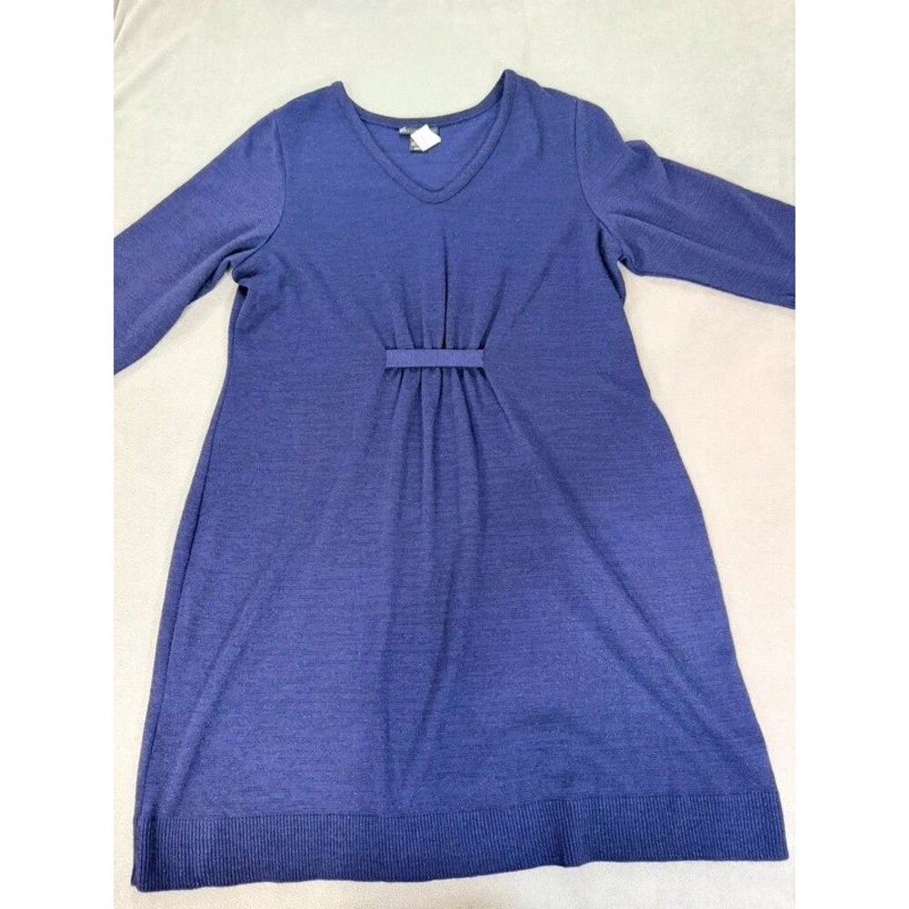 Lane Bryant Women's Navy Blue Sweater Dress- 18/20